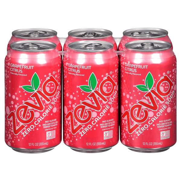 Zevia - Grapefruit Citrus 6 pack