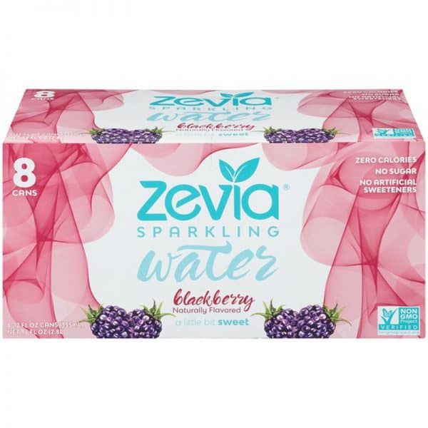 Zevia - Blackberry Sparkling Water 8 pack